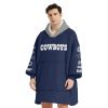 Cowboys 1960 Football Unisex Blanket Hoodie 2