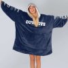 Cowboys 1960 Football Unisex Blanket Hoodie 5