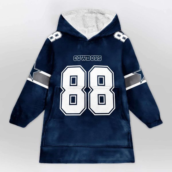 Cowboys 88 Lamb Blanket Hoodie 1