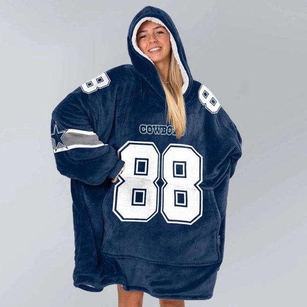 Cowboys 88 Lamb Blanket Hoodie 3