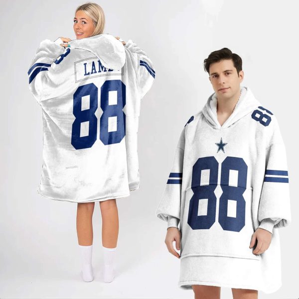 Cowboys 88 Lamb Football Blanket Hoodie 2