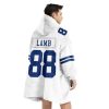 Cowboys 88 Lamb Football Blanket Hoodie 4