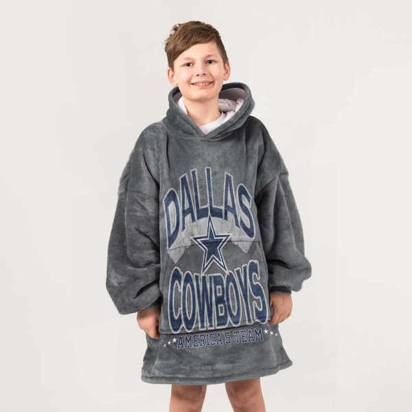 Cowboys Americas Team Football Blanket Hoodie