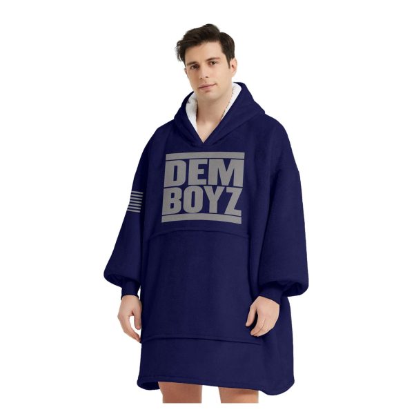 Cowboys Dem Boyz Football Blanket Hoodie