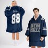 Cowboys Dem Boyz Lamb 88 Football Blanket Hoodie 1