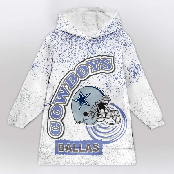 Cowboys Football Unisex Blanket Hoodie 1