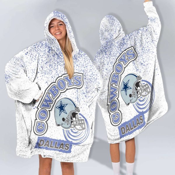 Cowboys Football Unisex Blanket Hoodie 2