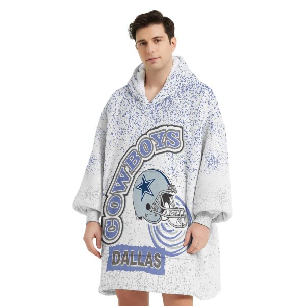 Cowboys Football Unisex Blanket Hoodie 3