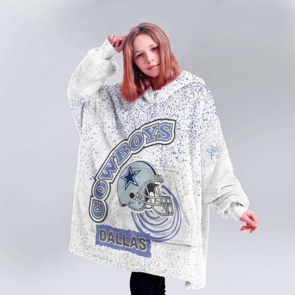 Cowboys Football Unisex Blanket Hoodie 5