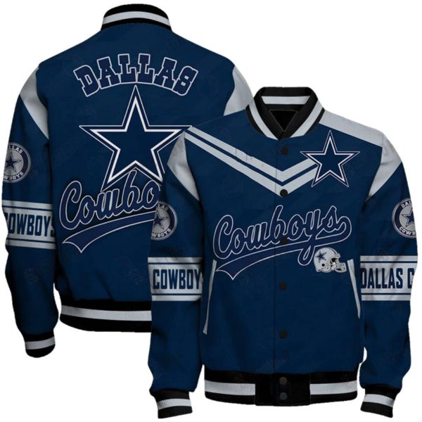 Cowboys Football Unisex Varsity Jacket 1