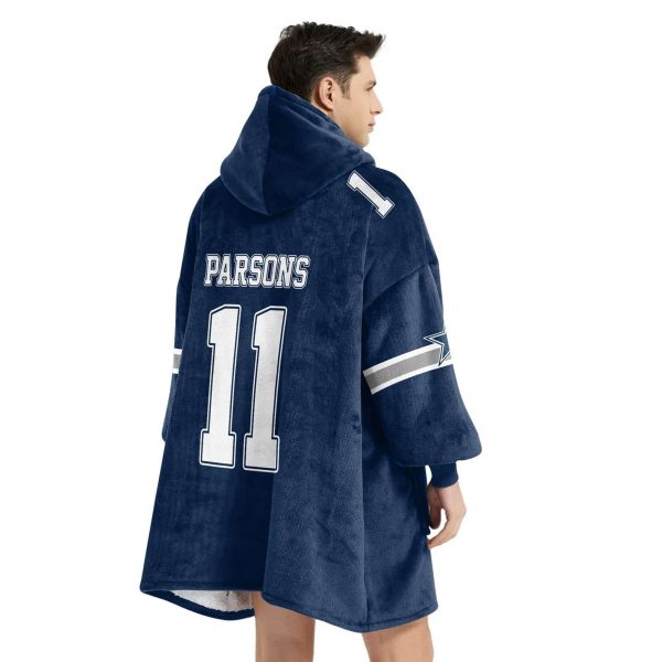 Cowboys Sundays Are For Dem Boyz Football Unisex Blanket Hoodie 4