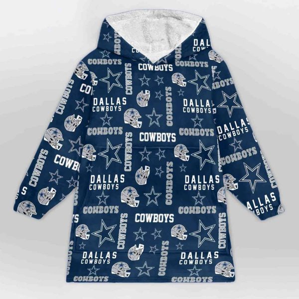 Cowboys Unisex Blanket Hoodie 1