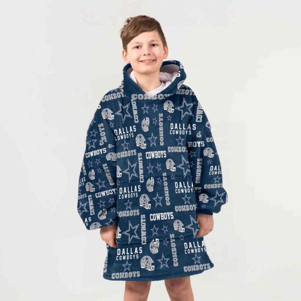 Cowboys Unisex Blanket Hoodie