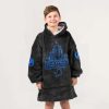 Detroit Football Blanket Hoodie