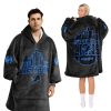 Detroit Football Blanket Hoodie 2