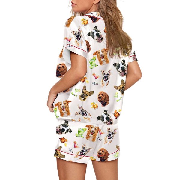 Dogs Aperol Spritz Old Fashioned Pajama Set 2