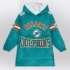 Dolphins 10 Hill Football Unisex Blanket Hoodie 1