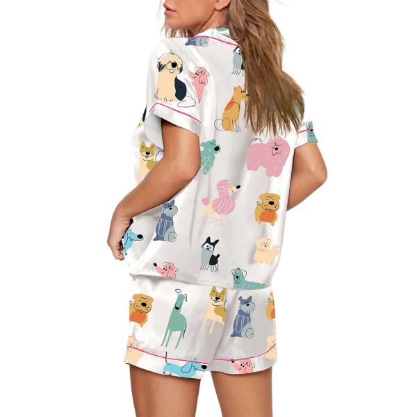 Doodle Dogs Print Pajama Set 2