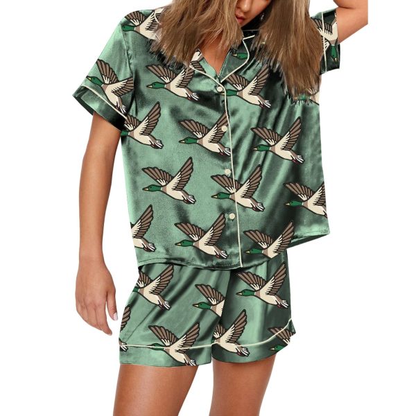 Duck Print Animal Lover Pajama Set