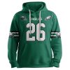 Eagles 26 Barkley Football Unisex Hoodie 2