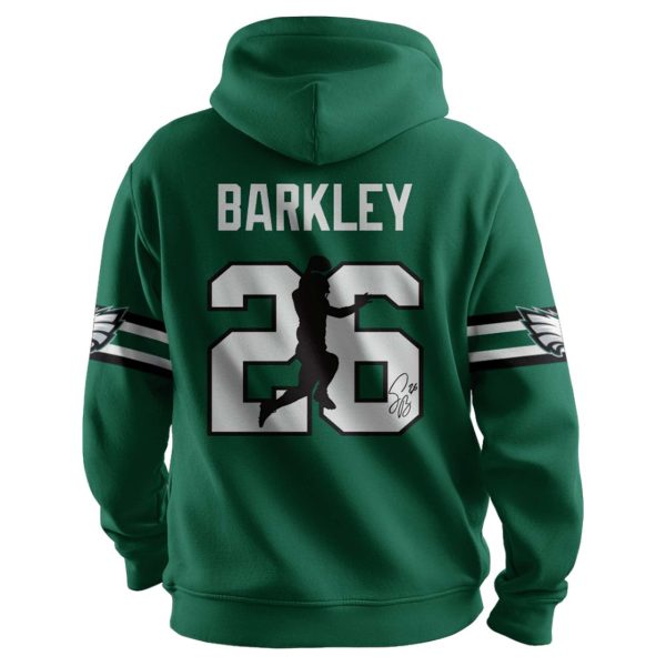 Eagles 26 Barkley Football Unisex Hoodie