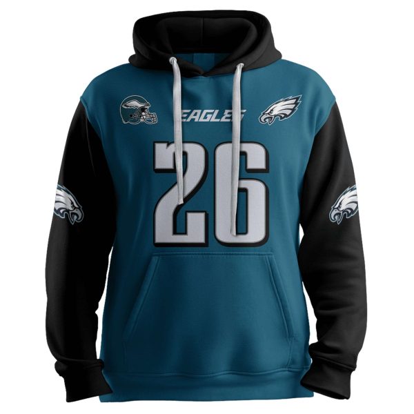 Eagles Barkley 26 Football Hoodie 2