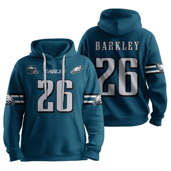 Eagles Barkley 26 Football Unisex Hoodie 1