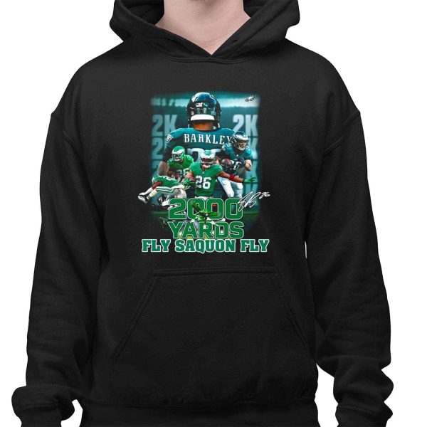 Eagles Barkley 2000 Vards Fly Saquon Fly Shirt