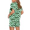 Eagles Checkerboard Print Pajama Set 2