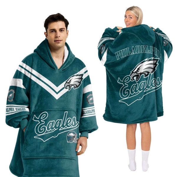 Eagles Football Blanket Hoodie 2 1