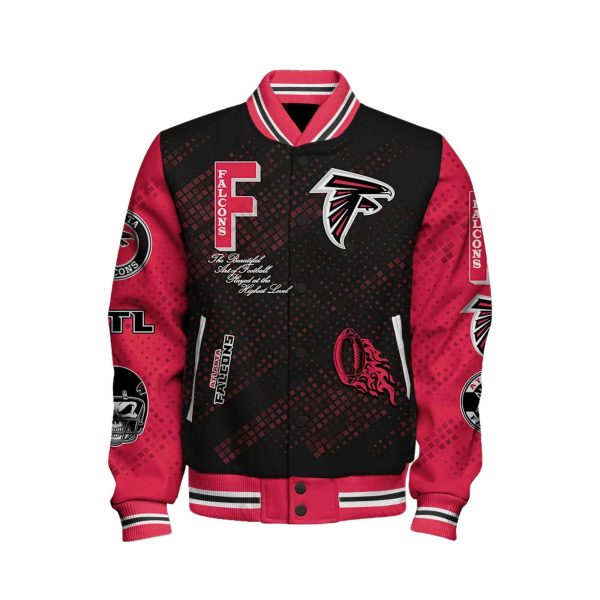 Falcons Football Varsity Bomber Jacket 2