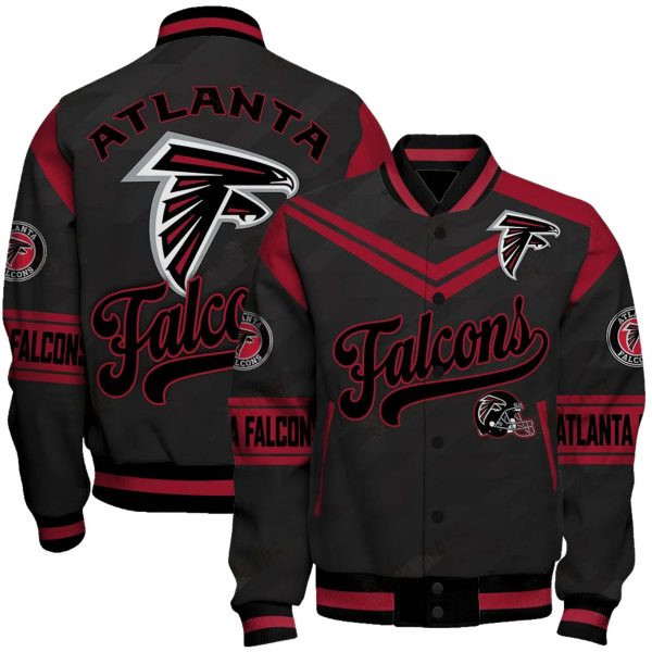 Falcons Football Unisex Varsity Jacket 1