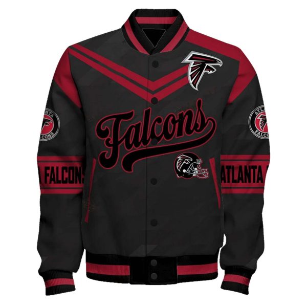 Falcons Football Unisex Varsity Jacket 2