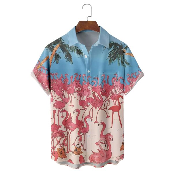 Flamingo Beach Resort Hawaiian Shirt 1