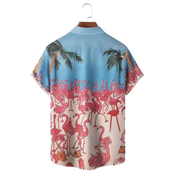 Flamingo Beach Resort Hawaiian Shirt