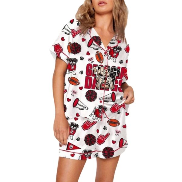 Georgia Dawgs Pajama Set 1