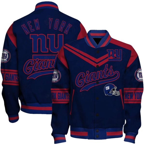 Giants Football Unisex Varsity Jacket 1