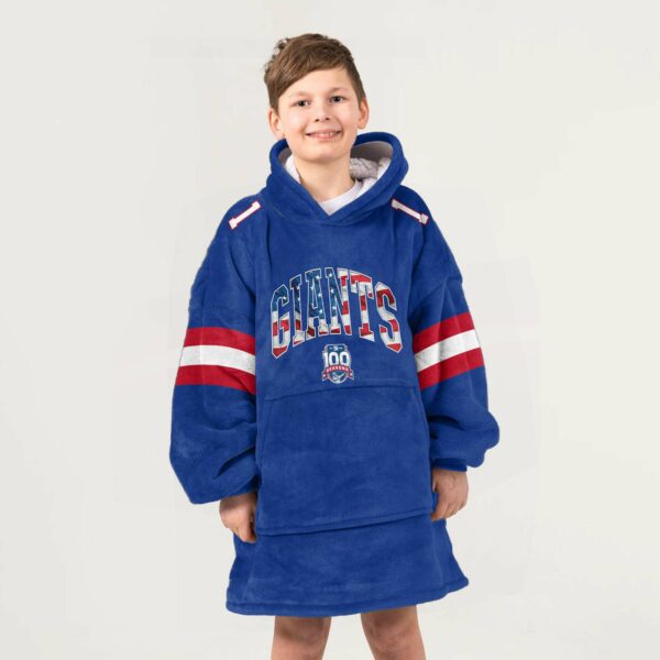 Giants Nabers 1 Unisex Blanket Hoodie