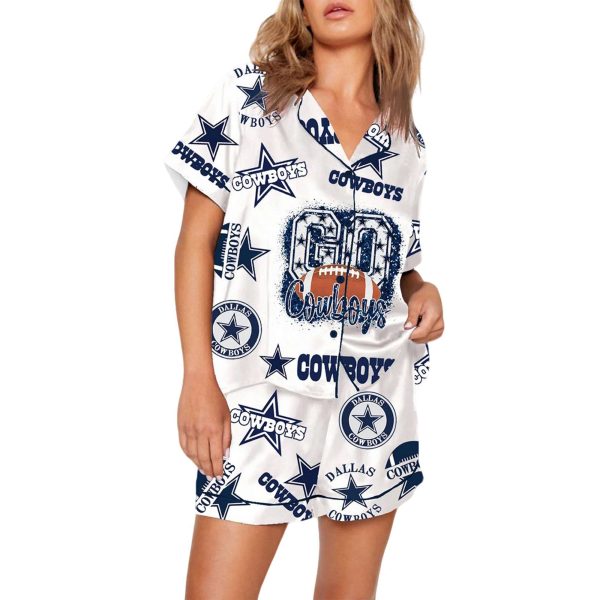 Go Cowboys Football Pajama Set 1