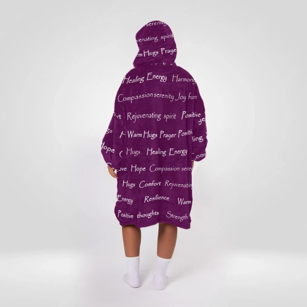 Healing Warm Hugs Caring Gift Blanket Hoodie 4