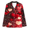 Heart Valentines Day Pajamas Set 2