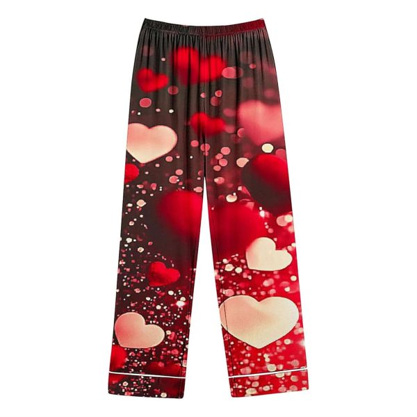 Heart Valentines Day Pajamas Set