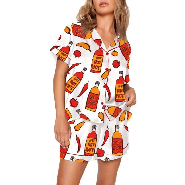 Hot People Like Hot Sauce Pajama Set 1