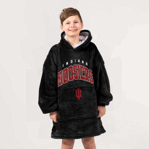 Indiana Football Unisex Blanket Hoodie