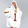 Iowa State 1 Football Unisex Blanket Hoodie 3