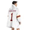 Iowa State 1 Football Unisex Blanket Hoodie 4