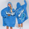 Kool Aid Lions Football Unisex Blanket Hoodie