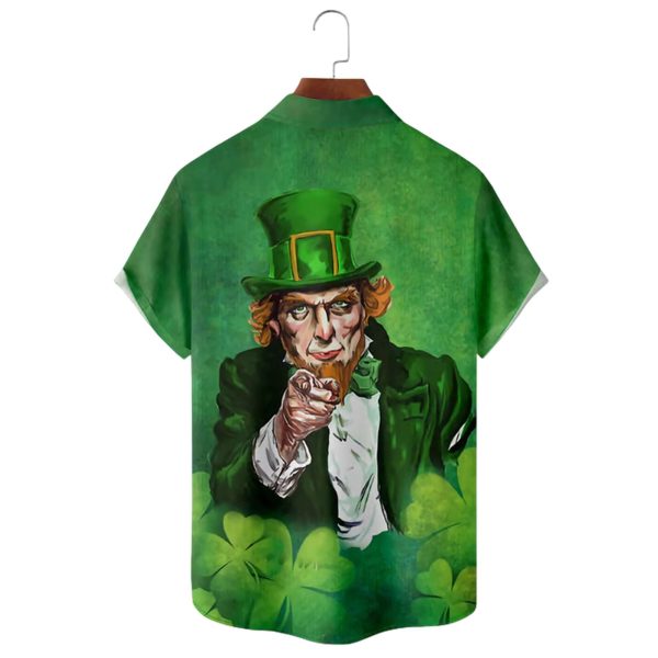 Leprechaun St Patricks Day Hawaiian Shirt 1