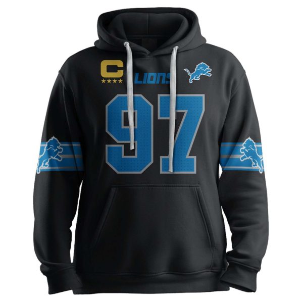 Lions 97 Captain Hutchinson Football Unisex Hoodie 2