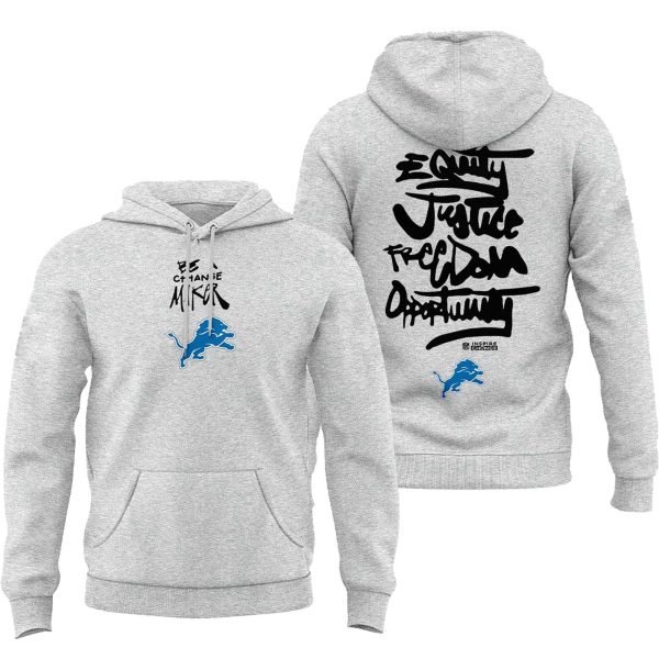 Lions Be A Change Maker Hoodie 1